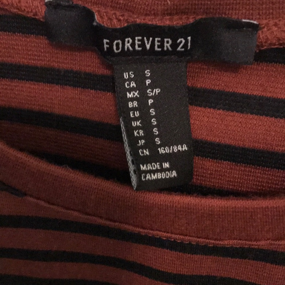 Forever 21 Striped mini dress, very 60’s mod style - Picture 3 of 5